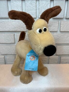 Rare Vintage Gund Wallace & Gromit Standing Gromit Plush with Tag